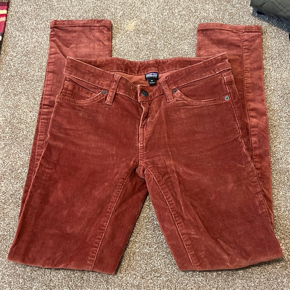 Patagonia stretch corduroy organic cotton straight leg skinny pants - Picture 2 of 5
